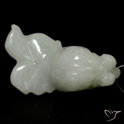 43.55克拉天然玉，花式切割，半透明