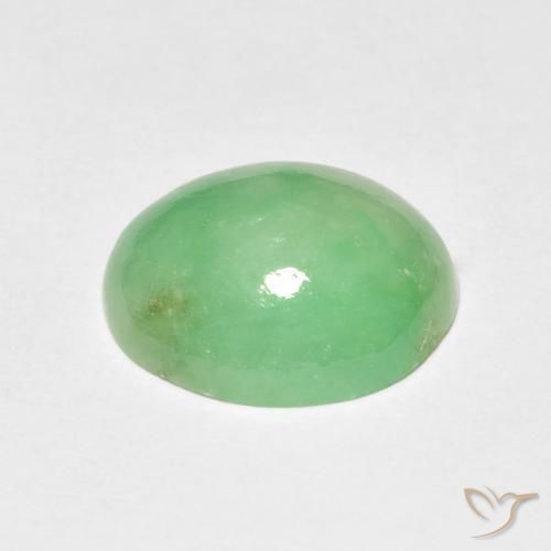 4.36克拉天然玉，椭圆形，不透明