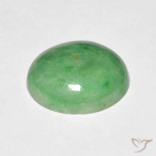 4.21克拉天然玉，椭圆形，不透明