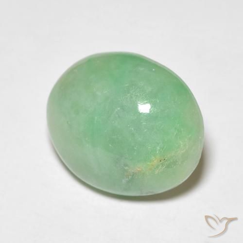 4.81克拉天然玉，椭圆形，不透明