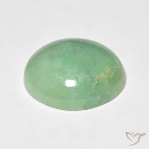 4.81克拉天然玉，椭圆形，不透明
