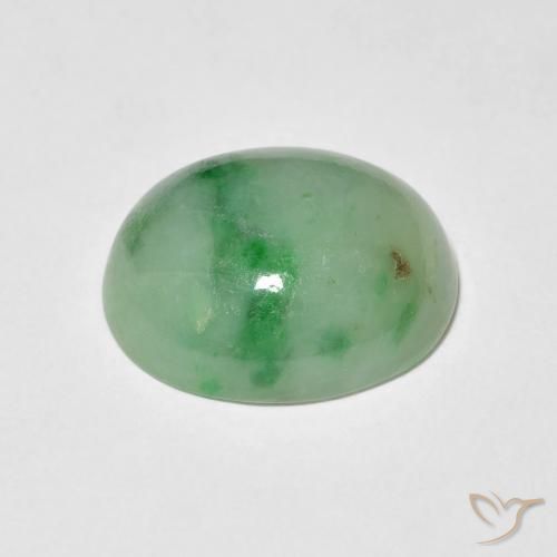 4.85克拉天然玉，椭圆形，不透明