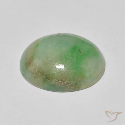 4.76克拉天然玉，椭圆形，不透明