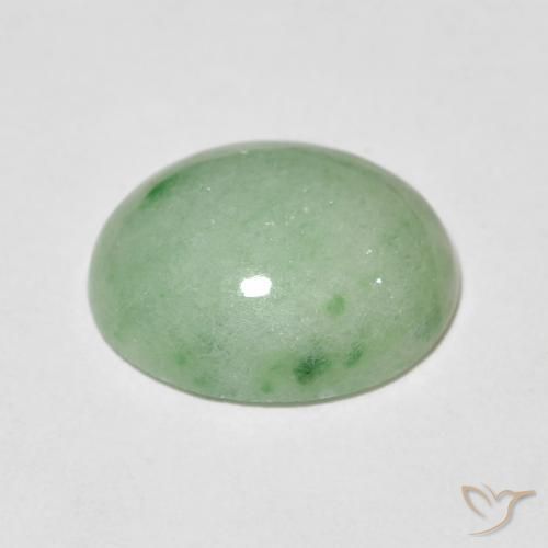 3.89克拉天然玉，椭圆形，不透明