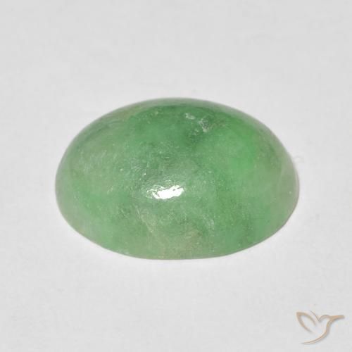 4.60克拉天然玉，椭圆形，不透明