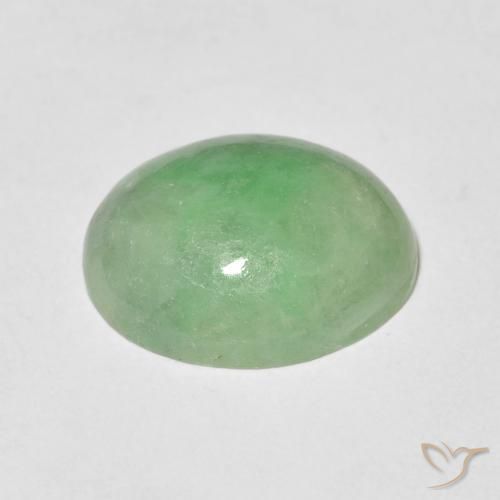 4.52克拉天然玉，椭圆形，不透明