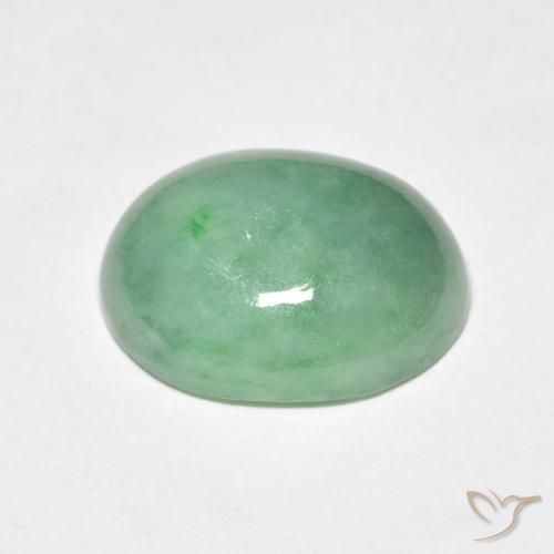 4.50克拉天然玉，椭圆形，不透明