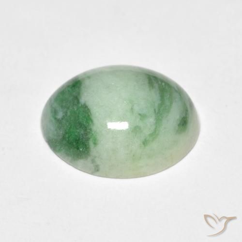 4.10克拉天然玉，椭圆形，不透明