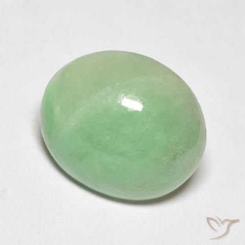 4.12克拉天然玉，椭圆形，透明