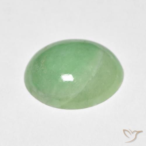 4.12克拉天然玉，椭圆形，透明