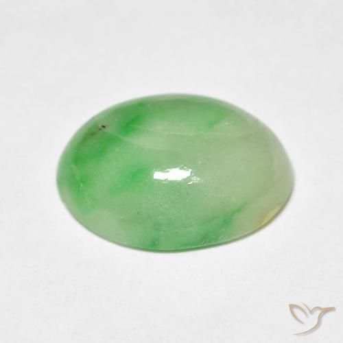 4.47克拉天然玉，椭圆形，透明