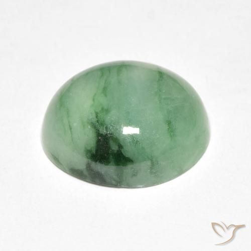 5.12克拉天然玉，椭圆形，不透明