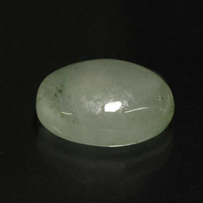 4.22克拉天然绿色硬玉，透明，11.7×8.5毫米，透明/半透明