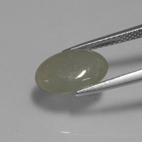3.01克拉天然绿色硬玉，透明，11.3×7.8毫米，透明/半透明