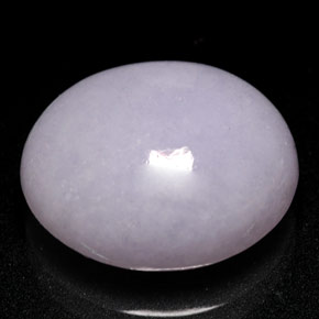 12.21克拉天然硬玉，椭圆形切割，15.6×13.1毫米，不透明