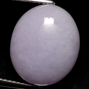 12.21克拉天然硬玉，椭圆形切割，15.6×13.1毫米，不透明