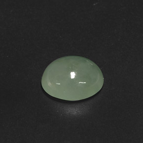 3.80克拉天然绿色硬玉，透明，10.5×8.9毫米，透明/半透明