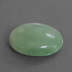 27.45克拉天然翡翠，椭圆形，半透明