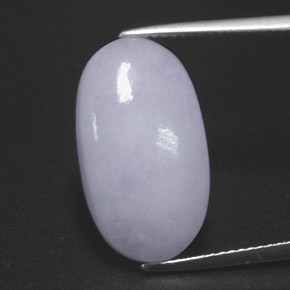 11.15克拉天然硬玉，椭圆形切割，19.8×11.1毫米，不透明