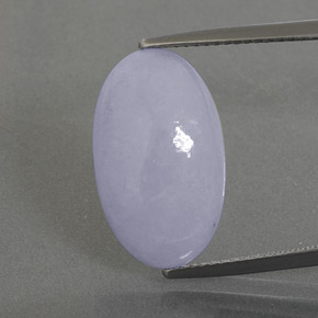 10.92克拉天然硬玉，椭圆形切割，18.8×11.3毫米，不透明
