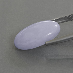 10.92克拉天然硬玉，椭圆形切割，18.8×11.3毫米，不透明