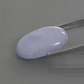 9.89克拉天然翡翠，椭圆形切割，不透明