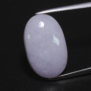 12.67克拉天然硬玉，椭圆形切割，18.9×11.8毫米，不透明