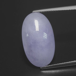 9.27克拉天然硬玉，椭圆形切割，19.4×11.3毫米，不透明