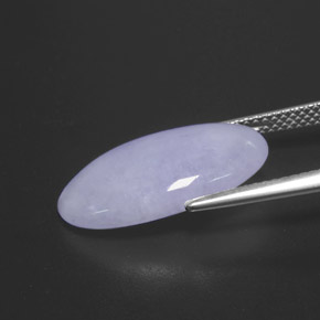 9.27克拉天然硬玉，椭圆形切割，19.4×11.3毫米，不透明