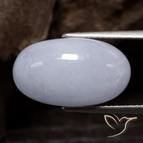 9.97克拉天然翡翠，椭圆形，不透明