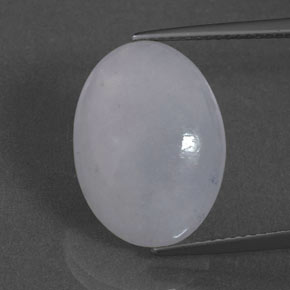 11.27克拉天然硬玉，椭圆形切割，17.7×13毫米，半透明