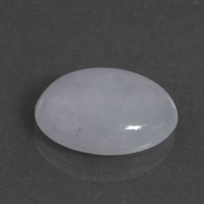 11.27克拉天然硬玉，椭圆形切割，17.7×13毫米，半透明