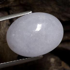 11.62克拉天然翡翠，椭圆形切割，半透明