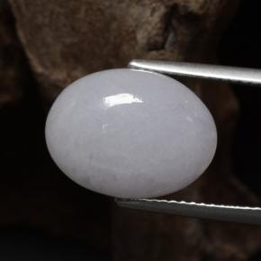 8.66克拉天然硬玉，椭圆形切割，15×11.4毫米，半透明