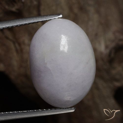 14.15ct 天然 灰色 翡翠, 椭圆形, 不透明