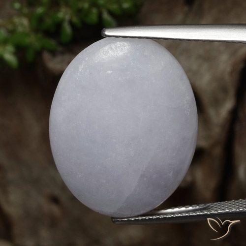 16.67ct 天然 灰色 翡翠, 椭圆形, 半透明