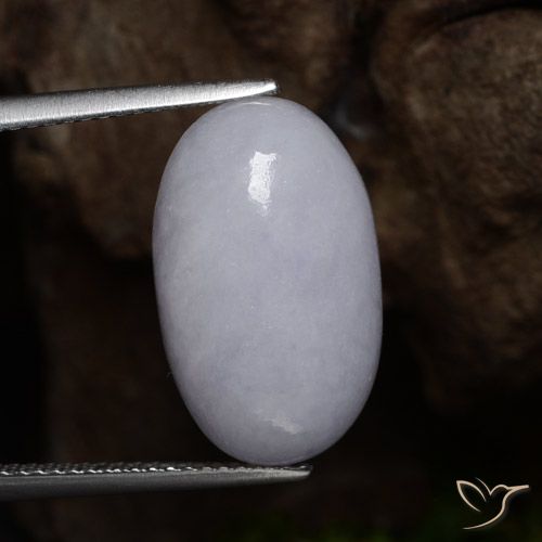 12.39ct 天然 灰色 翡翠, 椭圆形, 不透明