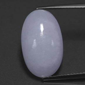 11.61克拉天然硬玉，椭圆形切割，18.6×11.3毫米，不透明