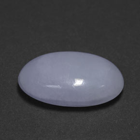 11.61克拉天然硬玉，椭圆形切割，18.6×11.3毫米，不透明
