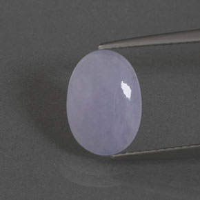 2.17克拉天然硬玉，椭圆形切割，11.7×8.4毫米，半透明