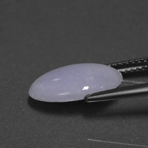 3.51克拉天然翡翠，椭圆形切割，不透明
