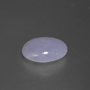 2.07克拉天然硬玉，椭圆形切割，10.6×7.8毫米，不透明