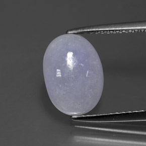 3.28克拉天然硬玉，椭圆形切割，11.2×8.1毫米，不透明
