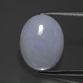 12.87克拉天然硬玉，椭圆形切割，16.2×12.5毫米，不透明