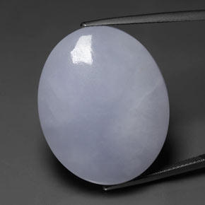 53.76克拉天然硬玉，椭圆形切割，29.2×23.8毫米，不透明