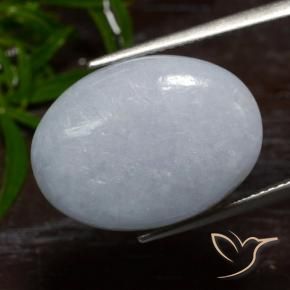 16.23克拉天然翡翠，椭圆形，半透明