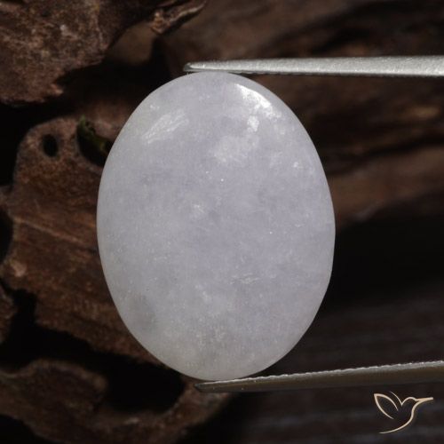 15.11ct 天然 灰色 翡翠, 椭圆形, 半透明