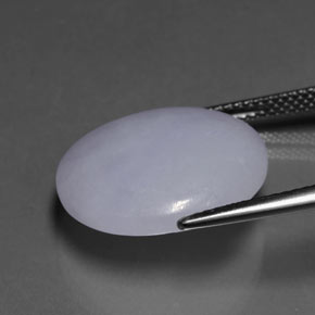 13.72克拉天然翡翠，圆形切割，半透明