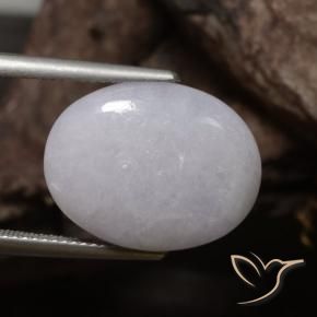 12.78克拉天然翡翠，椭圆形，不透明