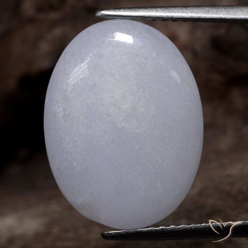 9.68ct 天然 灰色 翡翠, 椭圆形, 半透明